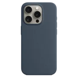 Silicon Case Premium Storm Blue for iPhone 15 Series