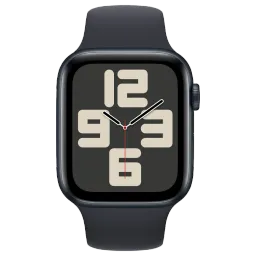 Apple Watch SE 2 (2023) 44mm Midnight Aluminium Midnight Sport Band LTE
