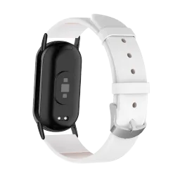 Cureluşă Xiaomi Strap Leather Smart Band 8/9 White
