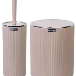 Set WC Okyanus Stripe Round 484 Cappuccino/Crom