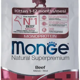 Monge Super Premium Kitten Beef