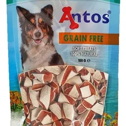 Snackuri pentru câini Antos Chicken & Fish Curls 100g (A10237)