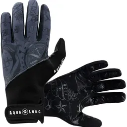 Mănuși scufundări Aqualung Admiral III Black/Charcoal M (GL1260112M)