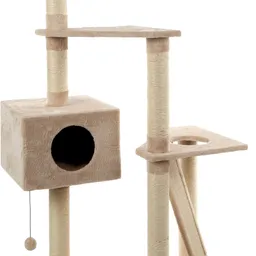 Ansamblu pentru pisici Flamingo Janga Beige (5334780)