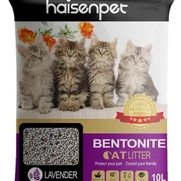 Asternut igienic pentru pisici Haisenpet Betonite Lavender 10L