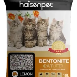 Asternut igienic pentru pisici Haisenpet Betonite Lemon