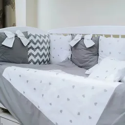 Lenjerie de pat pentru copii Perna Mea Perne Grey