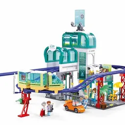 Set de construcție Sluban Metropolis Central Train Station (B1263)