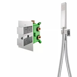 Panou de duș F-Design Stabilla FD1-TS08-7SET1-11 sistem cu termostatat 6 in 1