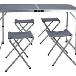 Masa plianta/4 scaune/valiza Redcliffs 120x60x70cm (44833)