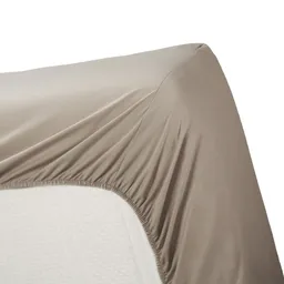 Cearşaf Ambiante Cotton Uni Taupe 90x200 (181977)