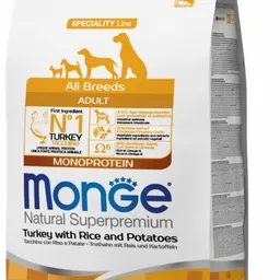 Monge Super Premium All Breeds Adult Turkey/Rice/Potatoes