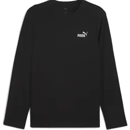 Hanorac pentru bărbați Puma Ess No. 1 Logo Longsleeve Tee Puma Black, s.XL