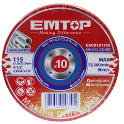 Set discuri pentru metal EMTOP EACD121155
