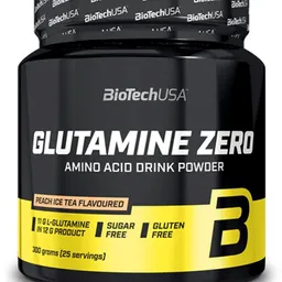 Aminoacizi Biotech Glutamine Zero 300g Peach Ice Tea