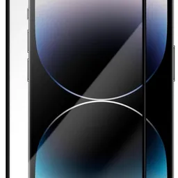 Sticlă de protecție pentru smartphone Helmet Diamond Glass 5D iPhone 14 Pro Black (HMTGLIP145DPBK)