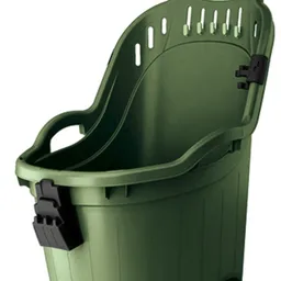 Roabă Uniplast Roabă multifuncțională completă cu oprire mătură Verde, 60 kg (59.5x53x88.5H) Helpy Cart STEFANPLAST