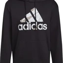 Hanorac pentru bărbați Adidas Essentials Camo Black/White, s.XL