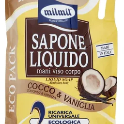 Sapun lichid pentru mîini Mil Mil Coconut & Vanilla 2L