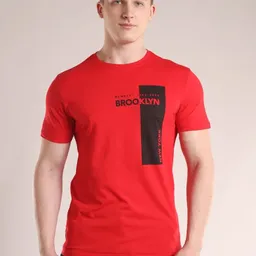 Tricou bărbătesc Bumbacel MT5622K_1763A2_S7 Red, s.XL