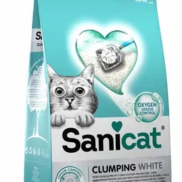 Sanicat Clumping White Cotton Fresh