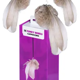 Jucărie pentru pisici Petrebels Funky Rebels Cappuccino (436079)