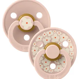 Suzeta BIBS Studio Colour 2 Pack 0+ months Jasmine/Blush Mix (11017103)