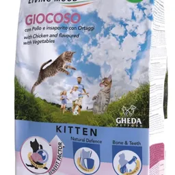 Hrană uscată pentru pisici Ciuffi Giocoso Kitten Chicken & Vegetables 15kg