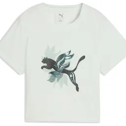Tricou de dame Puma Green Terrains Fashion Graphic Sage Frost, s.XS
