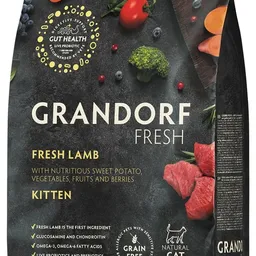 Hrană uscată pentru pisici Grandorf Fresh Kitten Lamb & Sweet Potato 400g