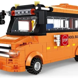 Set de construcție Wange School Bus 367pcs (3973)