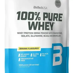 Proteină Biotech 100% Pure Whey Banana