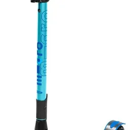 Trotinetă Micro Maxi Deluxe Foldable LED Bright Blue (MMD092))