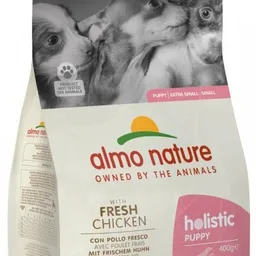 Hrană uscată pentru câini Almo Nature Holistic Puppy Fresh Chicken XS-S 400g