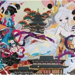 Коврик для мыши Varmilo ZDB050-01 CHANG'E-GUANGHAN PALACE Desk Mat XL