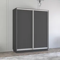 Dulap cu uşi glisante Mobildor-Lux Fox 210x230 Anthracite (fox6650)