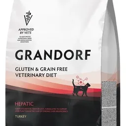 Hrană uscată pentru pisici Grandorf Adult Cat Hepatic Turkey 400g