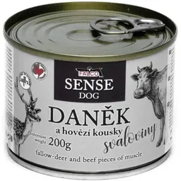 Hrană umedă pentru câini Falco Sense Dog Deer & Beef