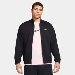 Hanorac pentru bărbați Nike M Nk Club Knit Jkt Black/White, s.XXL