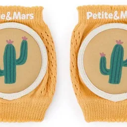 Genunchiere elastice pentru tarare Petite&Mars Follow Intense Ochre (522819)