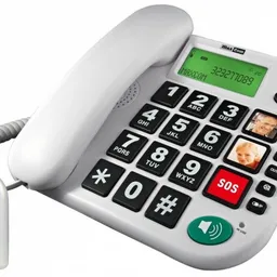 Telefon cu fir Maxcom KXT481 SOS White