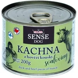 Hrană umedă pentru câini Falco Sense Dog Duck & Beef