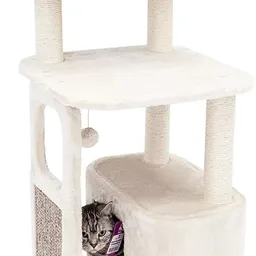 Ansamblu pentru pisici Petrebels Cat Tree Little Rock 99 Cream (431122)