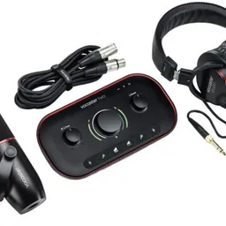 Interfață audio Focusrite Vocaster Two Studio Podcasting Kit