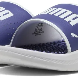 Șlapi pentru bărbați Puma Softride Slide Massage Blue Crystal/Puma White, s.40.5