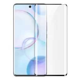 Sticlă de protecție Cellularline Samsung Galaxy S21 Ultra Tempered Glass Curved Negru