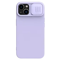 Nillkin iPhone 15 Plus, CamShield Silky Silicone, Misty Purple