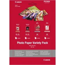 Hârtie fotografică Canon VP101S Kit 2 Alb