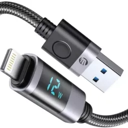 Cablu USB Helmet Type-C/Lightning 30W 1.2m, Black (HMTCCTL30WLDBK)