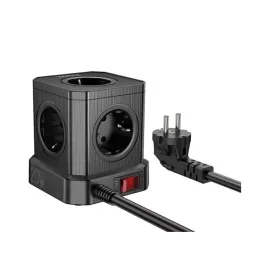 Prelungitor HOCO NS8 Sharp 5 prize (PD20W/1C3A) (EU/GER), Black